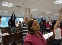 Yoga Laboral no WTC em uma Multinacional no Ramo de Tecnologia